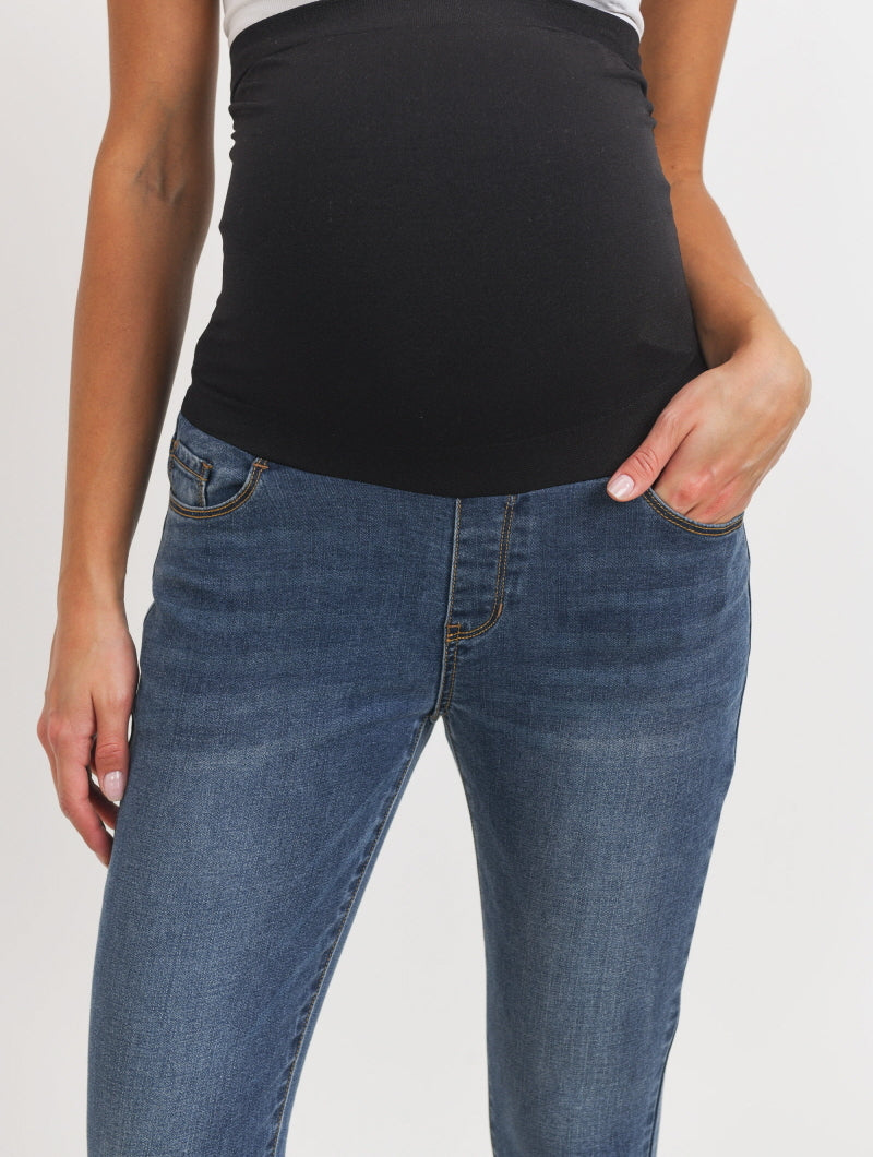 maternity stretch denim jeans