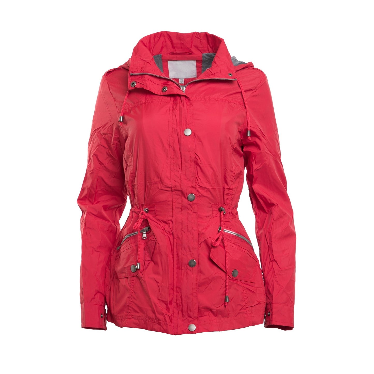 Carolina Girl Lined Windbreaker Jacket in Red
