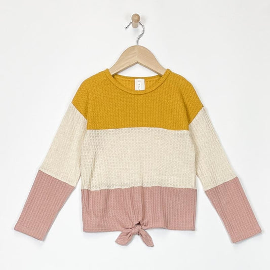 Striped Color Block Sweater GIRLS