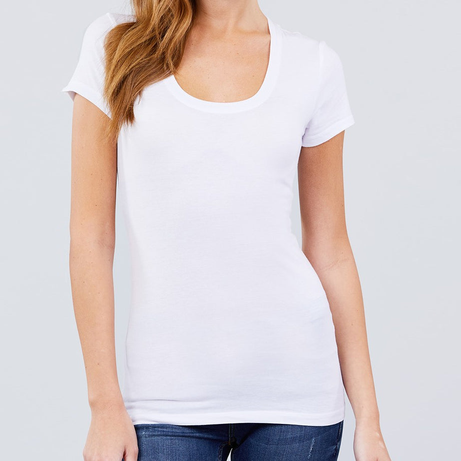 Keeping it Basic Cotton Tee in White