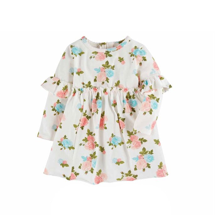 Sweet Baby Girl Vibrant Floral Dress