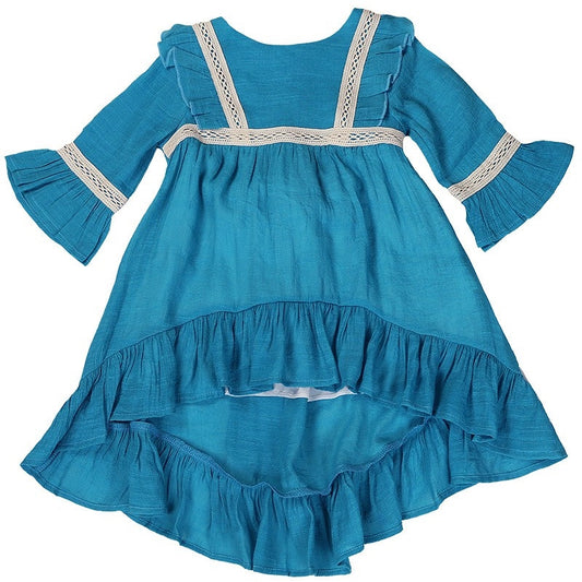 Dreamy Cotton Dress in Blue TODDLER GIRLS