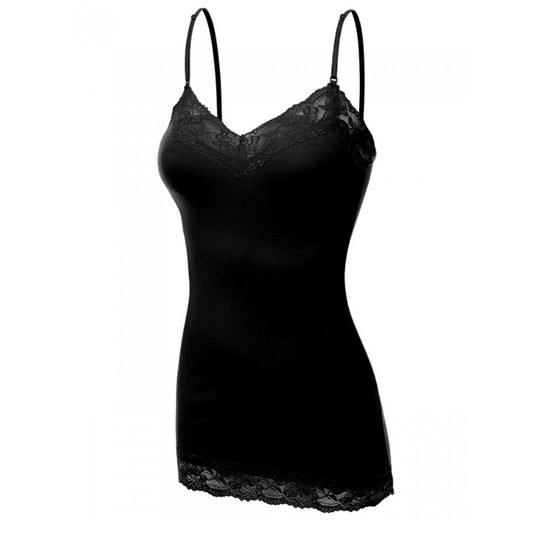 It Had to be You Lace Camisole in Black PLUS