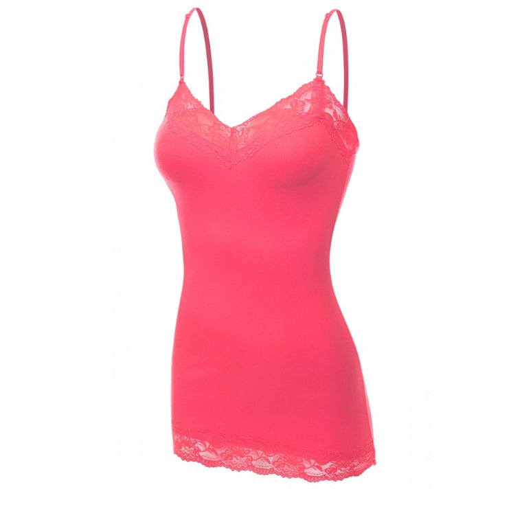 It Had to be You Lace Camisole in Coral