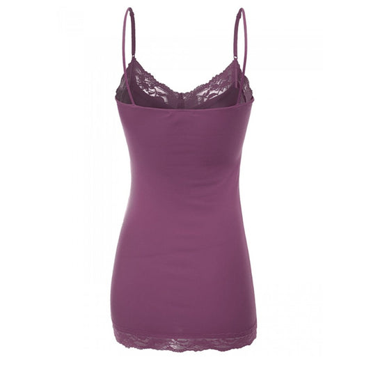 It Had to be You Lace Camisole in Plum