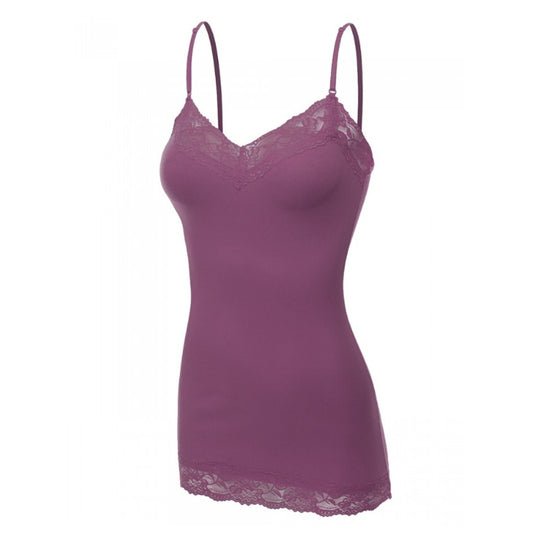 It Had to be You Lace Camisole in Plum