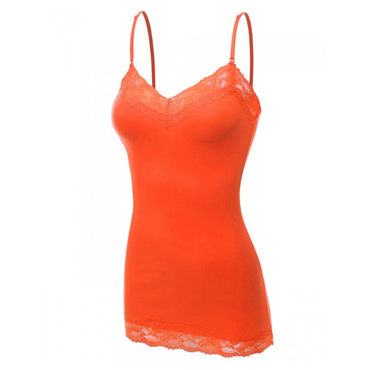 It Had to be You Lace Camisole in Orange