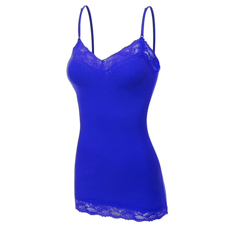It Had to be You Lace Camisole in Royal Blue