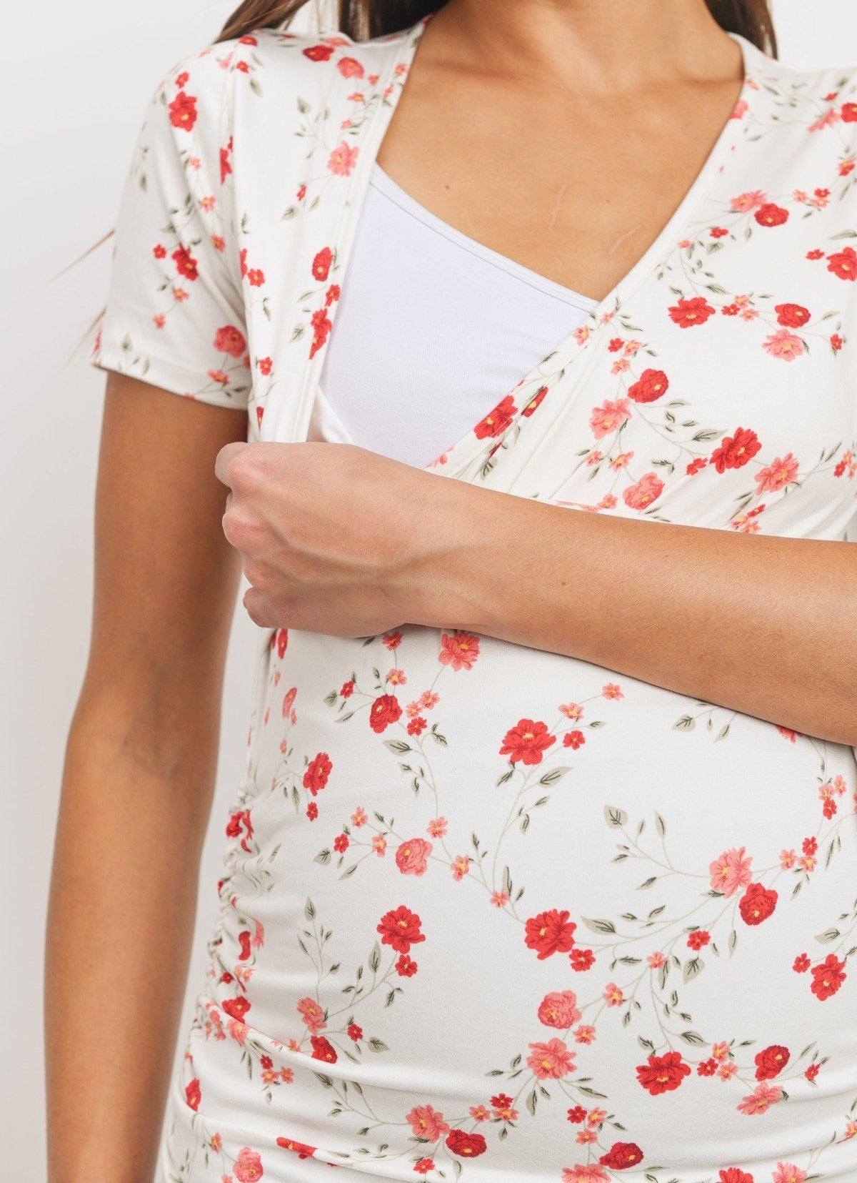 Maternity Wrap Top - Perfect for nursing moms