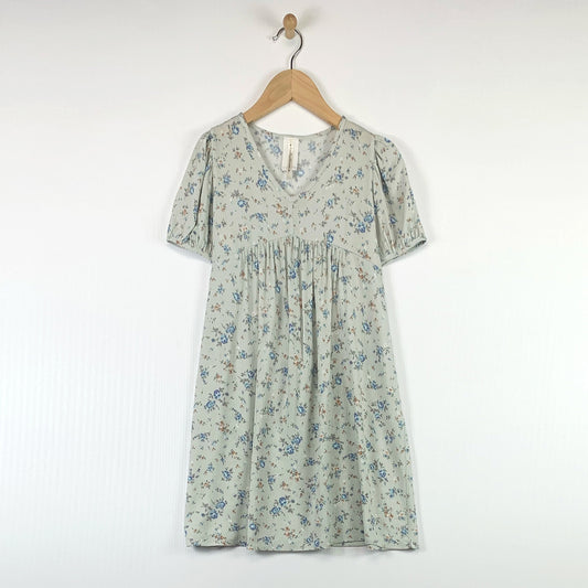 Pale Blue Rayon Crepe Dress GIRLS