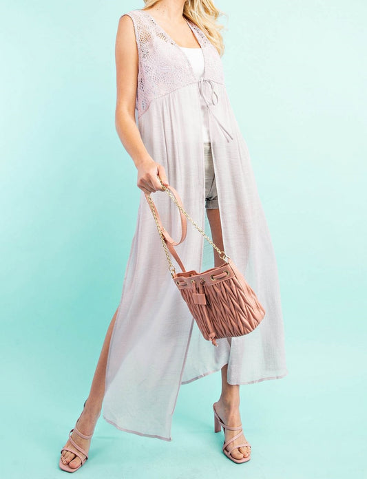 Dreaming of You Lace Duster