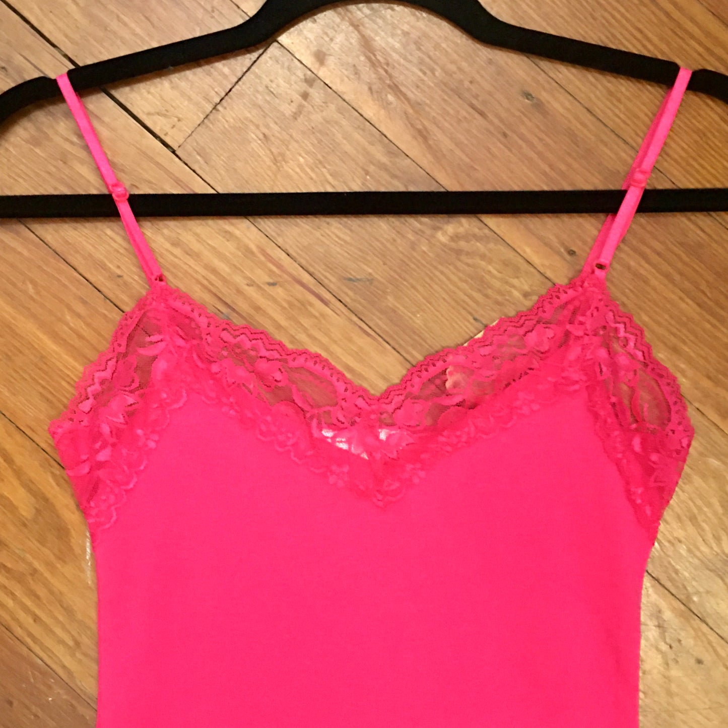 It Had to be You Lace Camisole in Bright Pink
