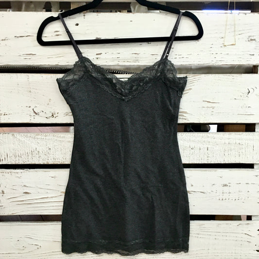 It Had to be You Lace Camisole in Charcoal