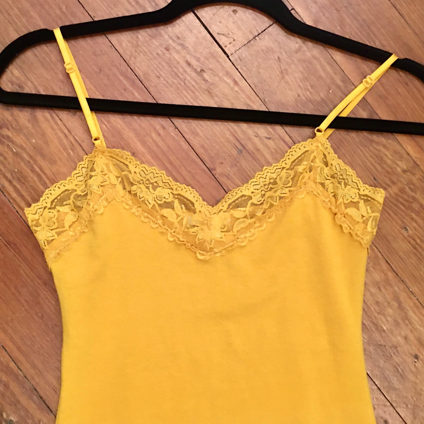 It Had to be You Lace Camisole in Marigold PLUS