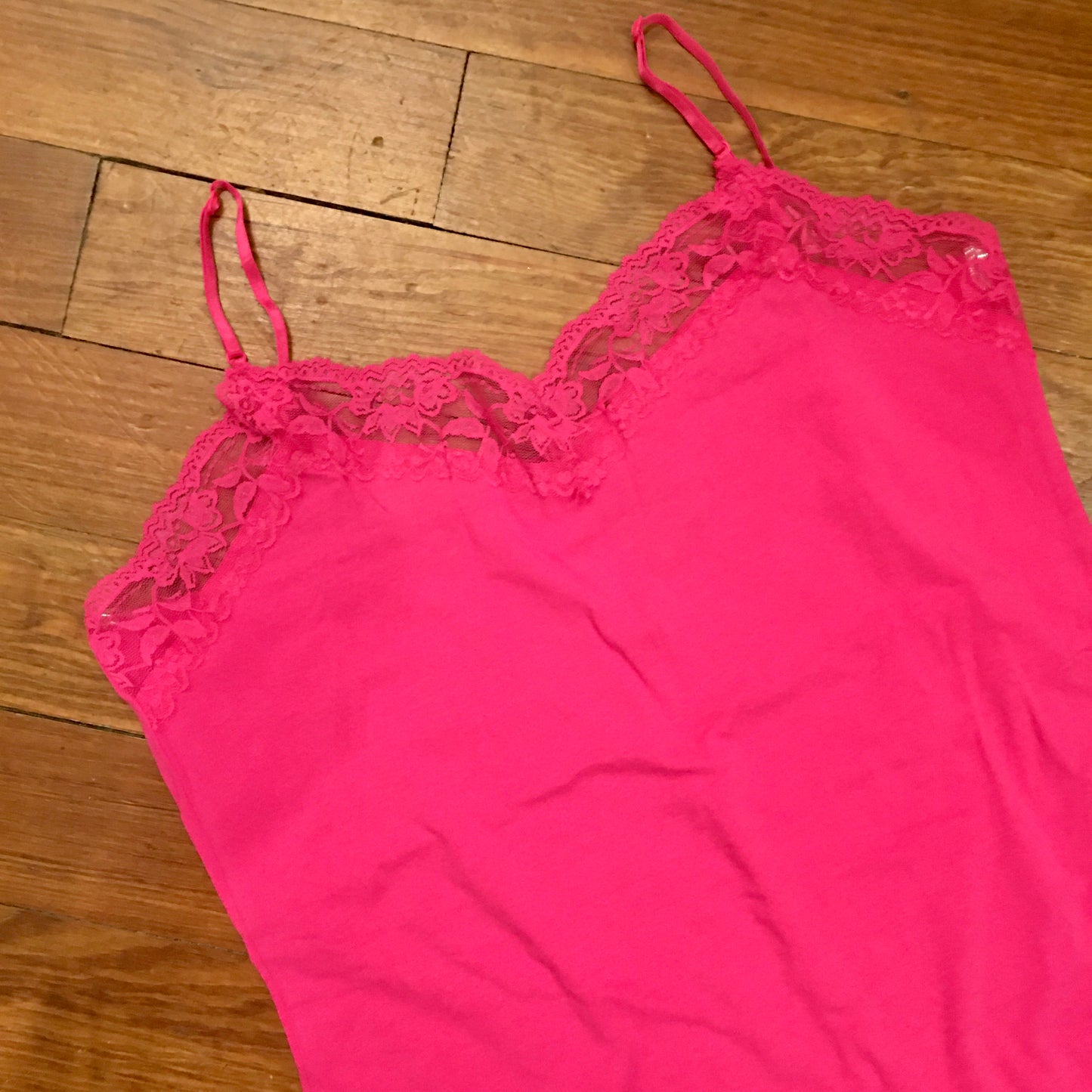 It Had to be You Lace Camisole in Fuchsia PLUS
