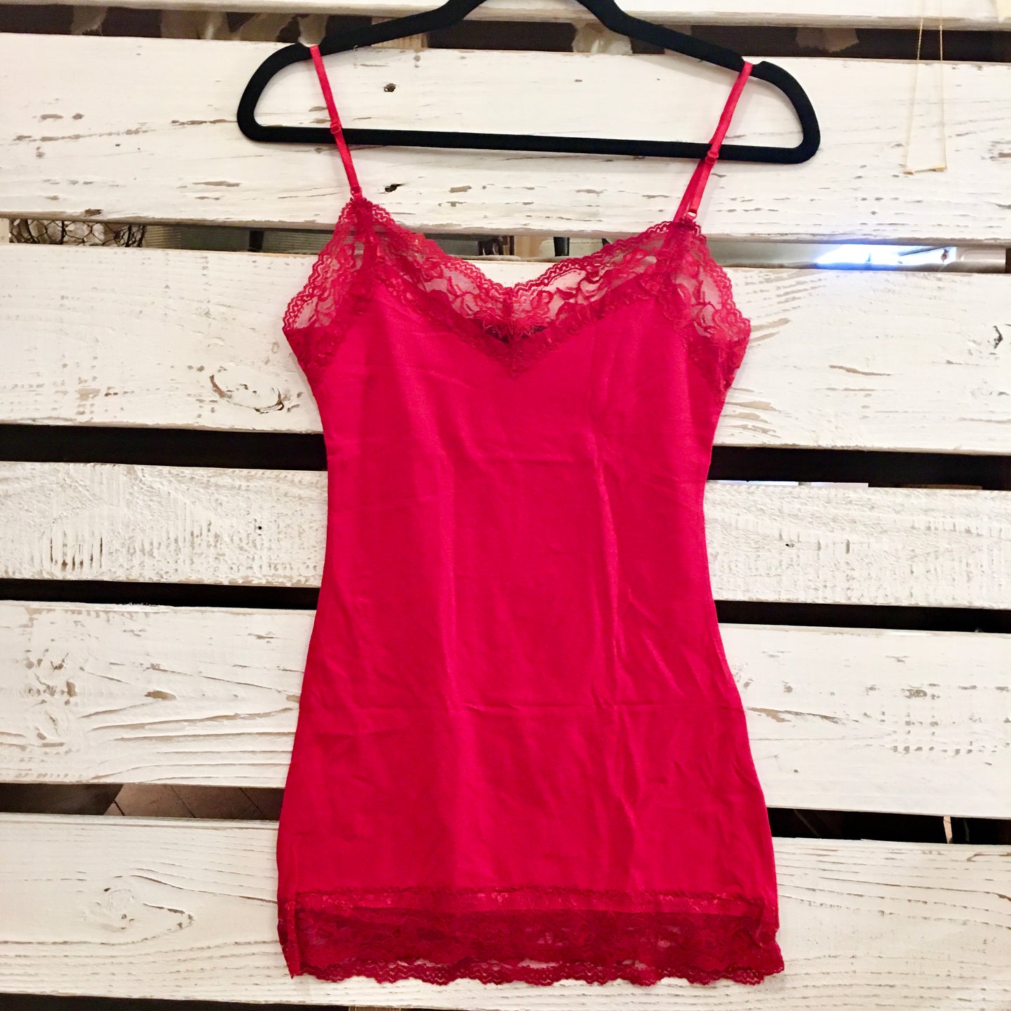 It Had to be You Lace Camisole in Dark Red